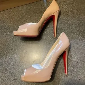 Shoes | New In Box Christian Louboutin 12 Very Prive Nude  display picture 1